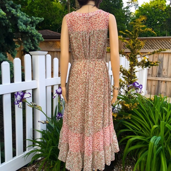 BOHO STYLE LAYERED COLORS MIDI DRESS 1 left - Picture 5 of 13